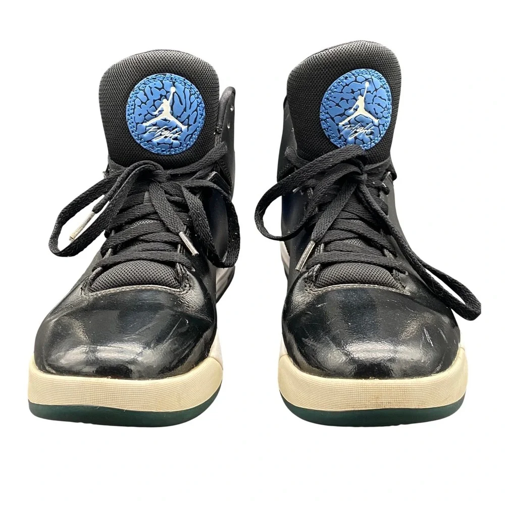Jordan Flight Origin 2 Mens Black Sport Blue Basketball Shoes 705077-008 Size 11
